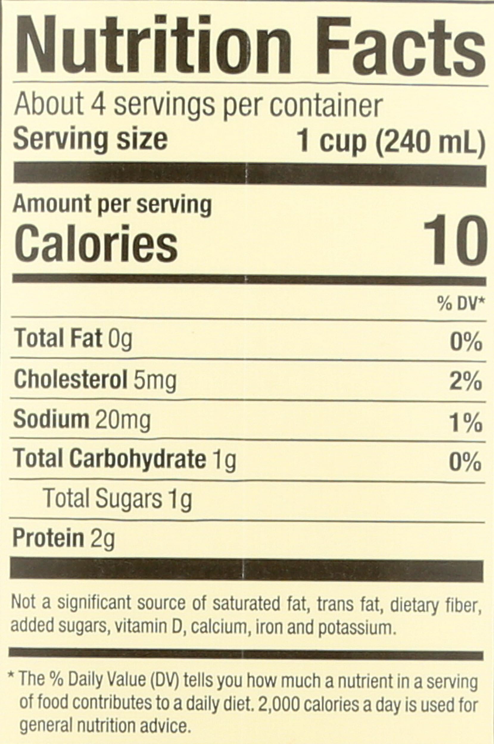 Pacific Foods Organic Free Range Chicken Broth back label notes gluten-free and fat-free features