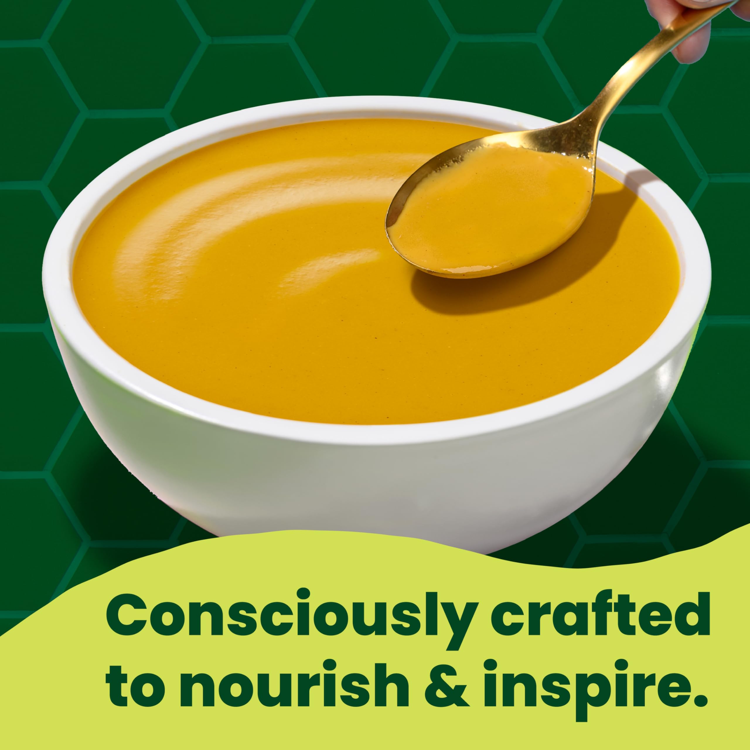 USDA Organic label on Pacific Foods soup.
