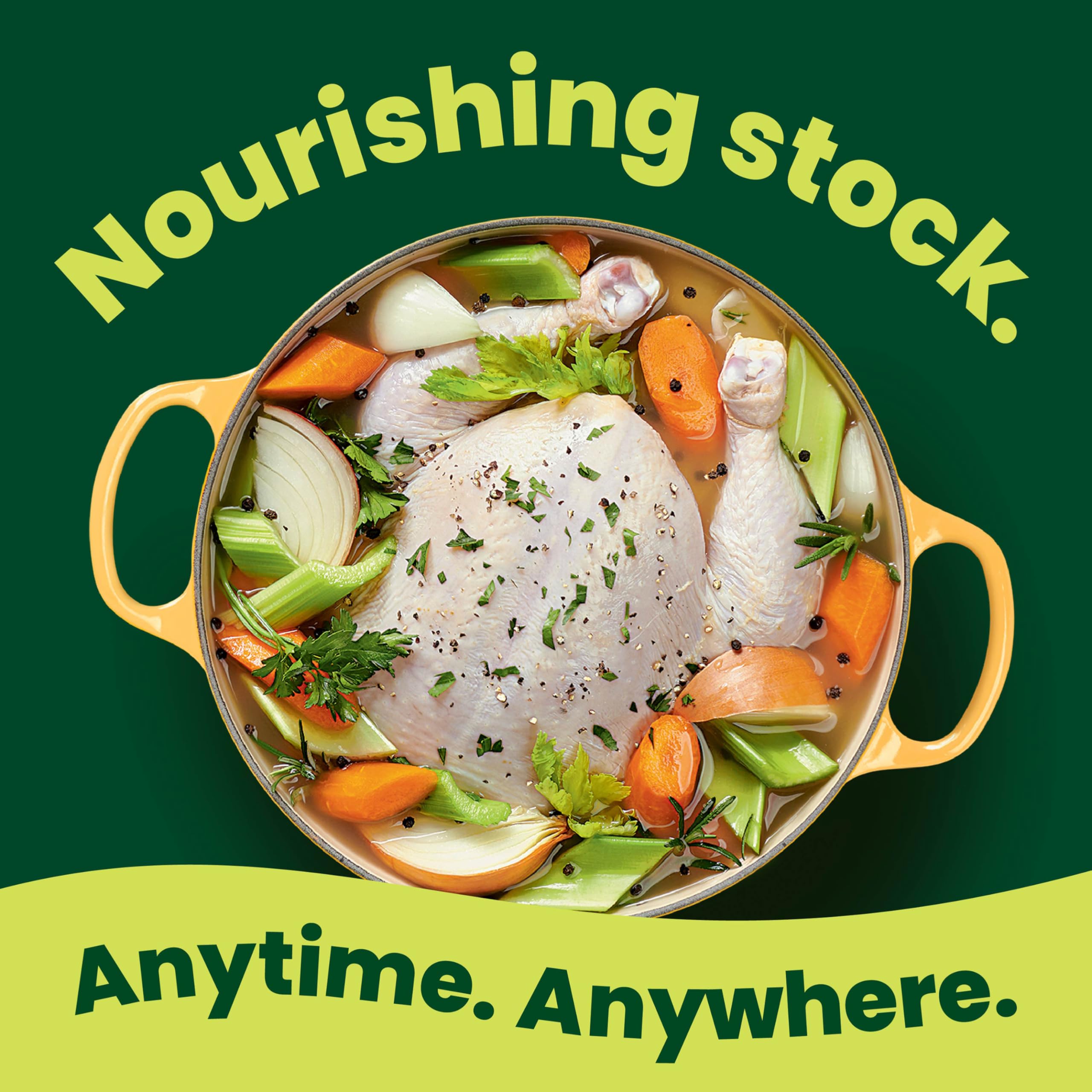 Cup serving showing nutrition data and low sodium for Pacific Foods stock