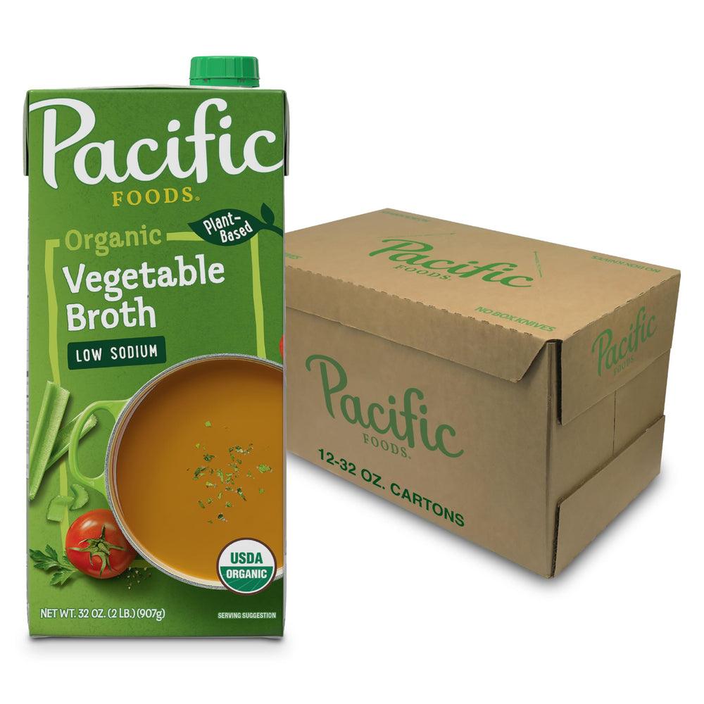 Pacific Foods Organic Vegetable Broth 12-pack boosts soups with garden-fresh flavor