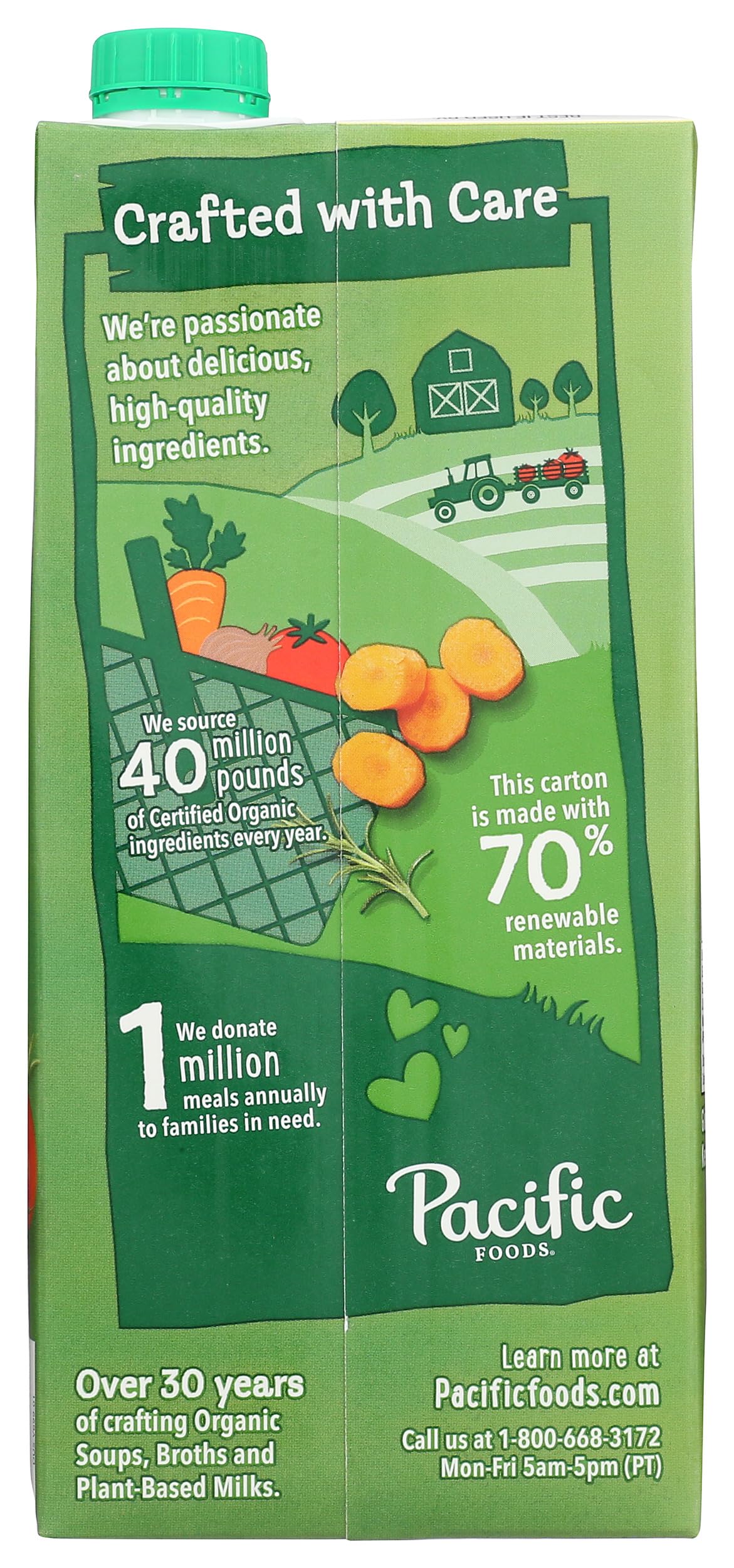 Pacific Foods Organic Vegetable Broth simmering depicts a cozy base for hearty soups.