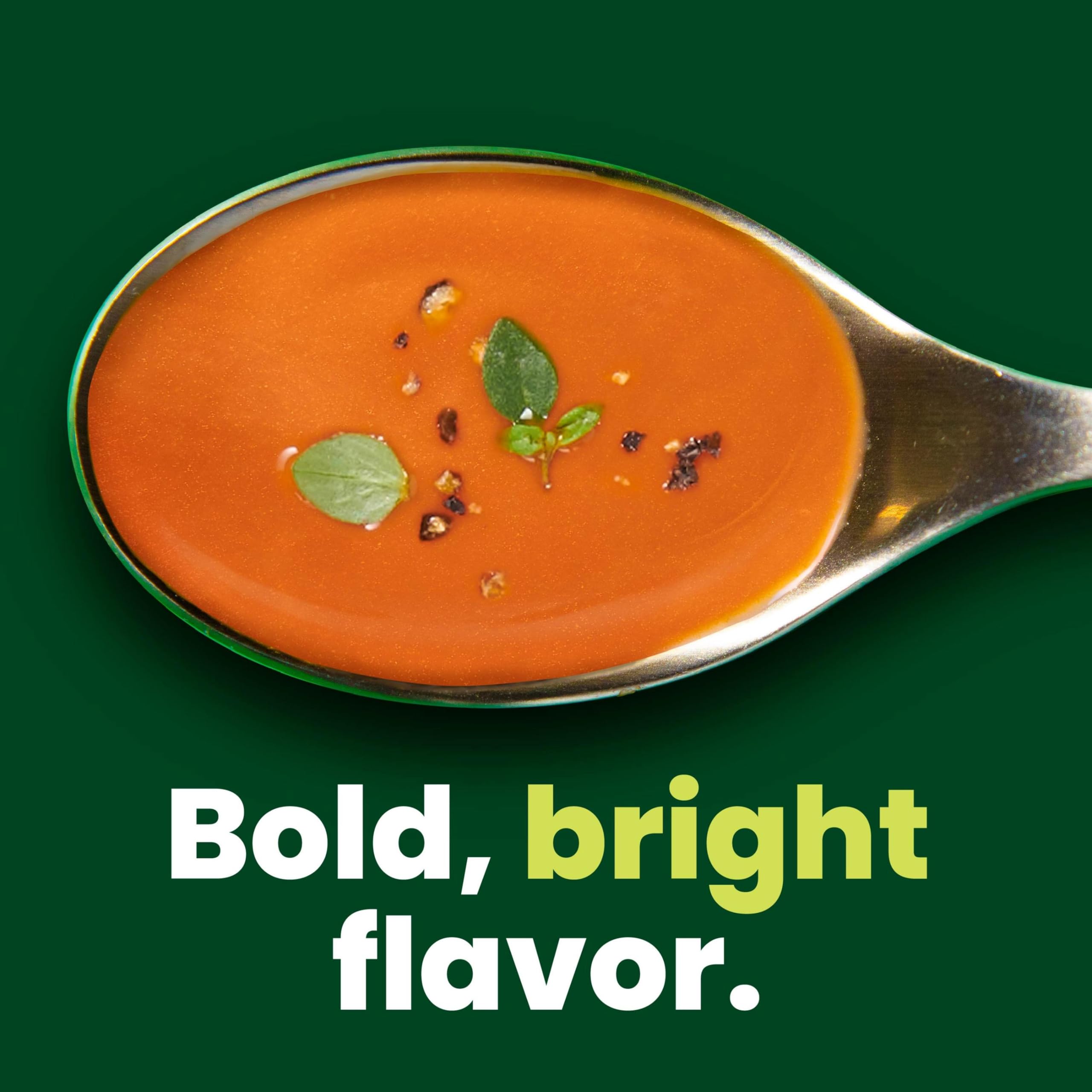 Pacific Foods tomato soup on a kitchen counter, easy weeknight prep.