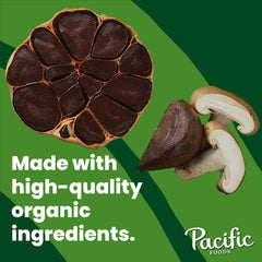 Pacific Foods bone broth bottle beside a kitchen counter ready for meals