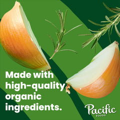 Pacific Foods low sodium broth as a versatile soup base with rich aroma
