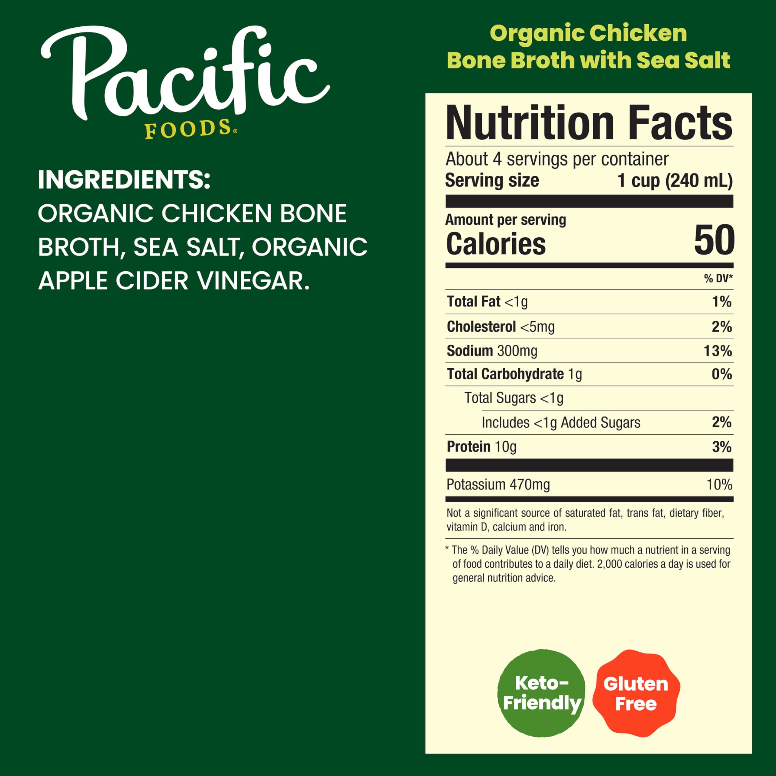 Pacific Foods bone broth simmering pot highlights slow-simmered flavor