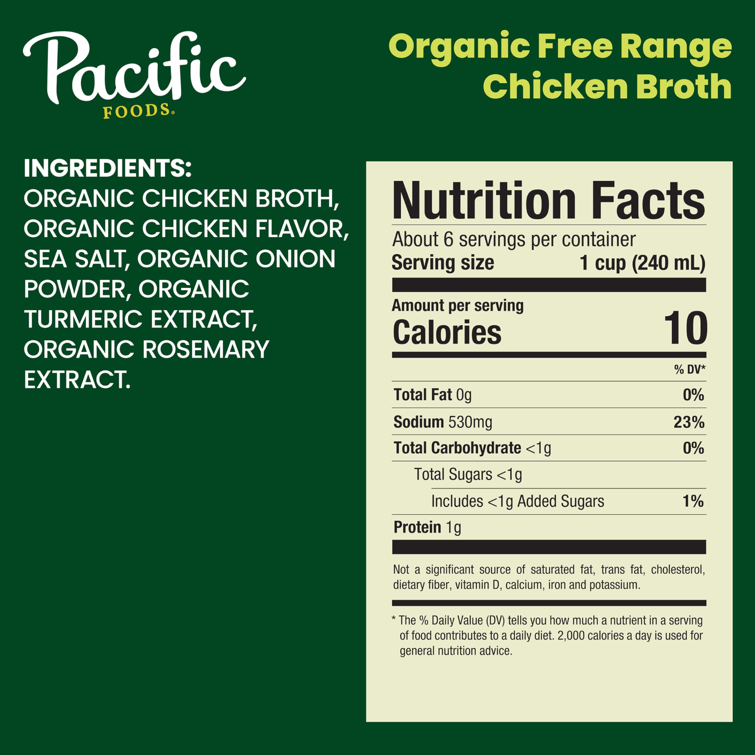 Pacific Foods Organic Chicken Broth simmered chicken pot, rich aroma promising slow-cooked meals.