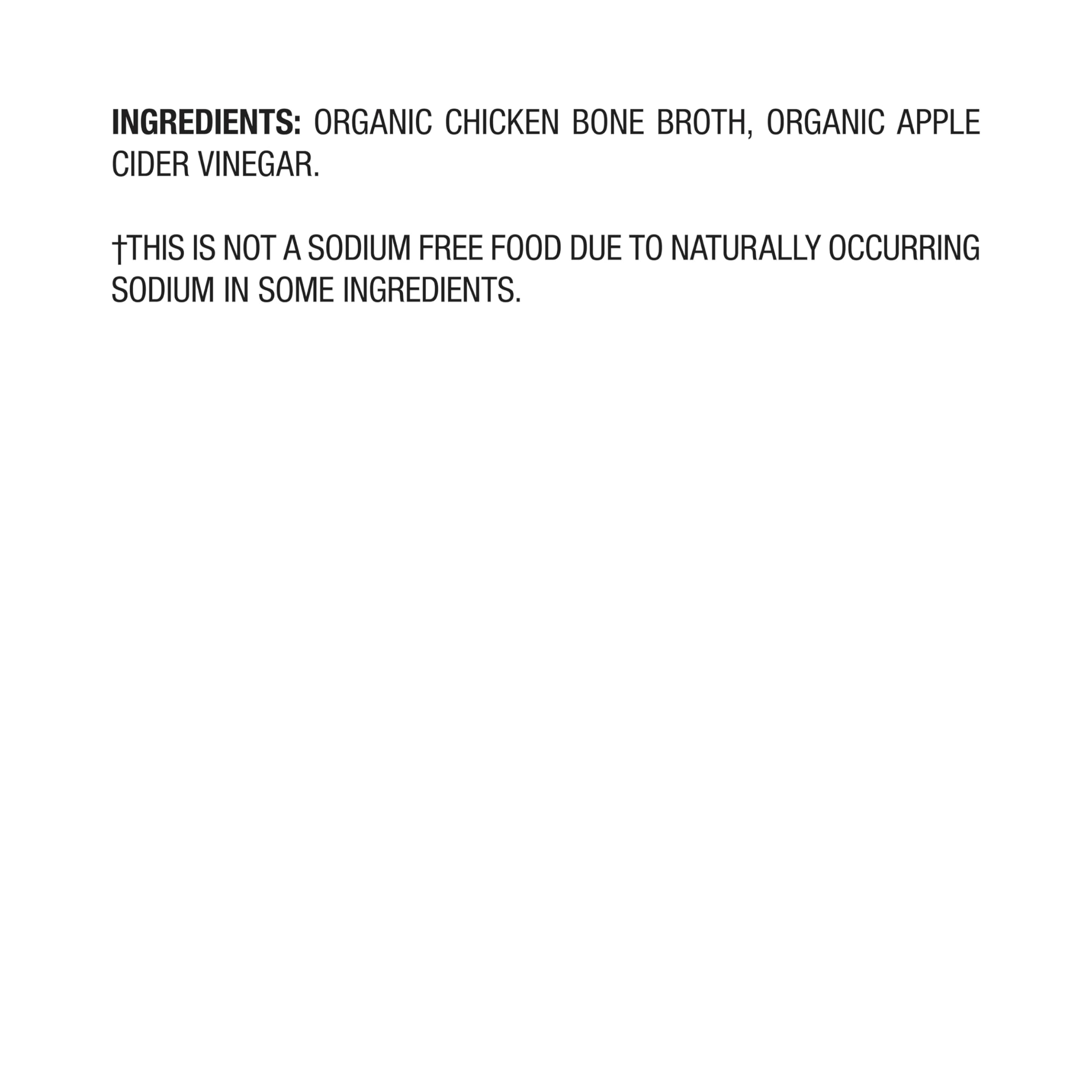 Pacific Foods Organic Unsalted Chicken Bone Broth carton front for quick cooking