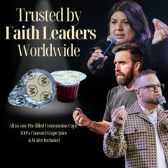 PACK IT HUB pre-filled communion cups design supports fast service
