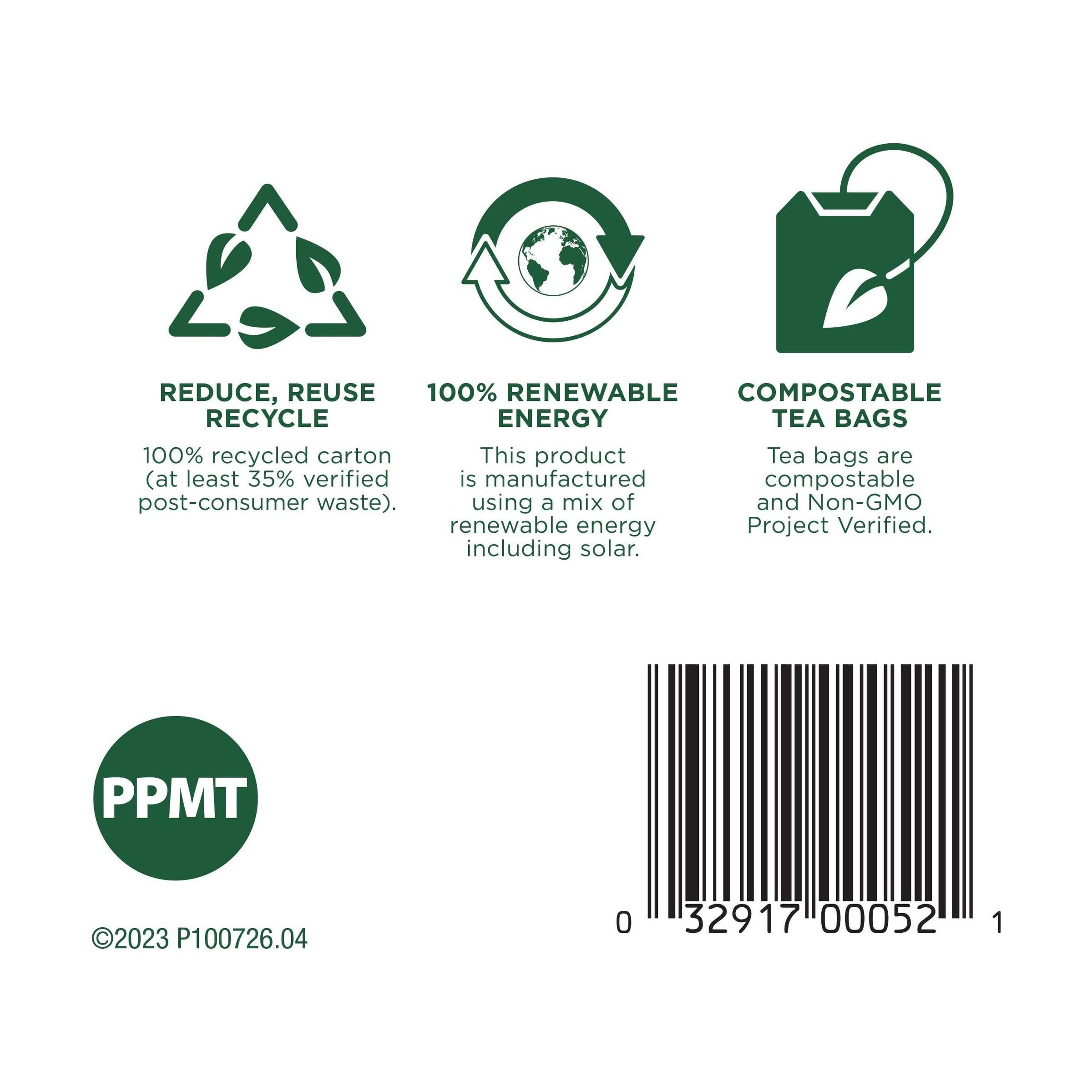 Traditional Medicinals peppermint tea box packaging for pantry or gifting.