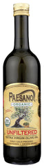 Paesano Organic Extra Virgin Olive Oil bottle with label for premium cooking and finishing