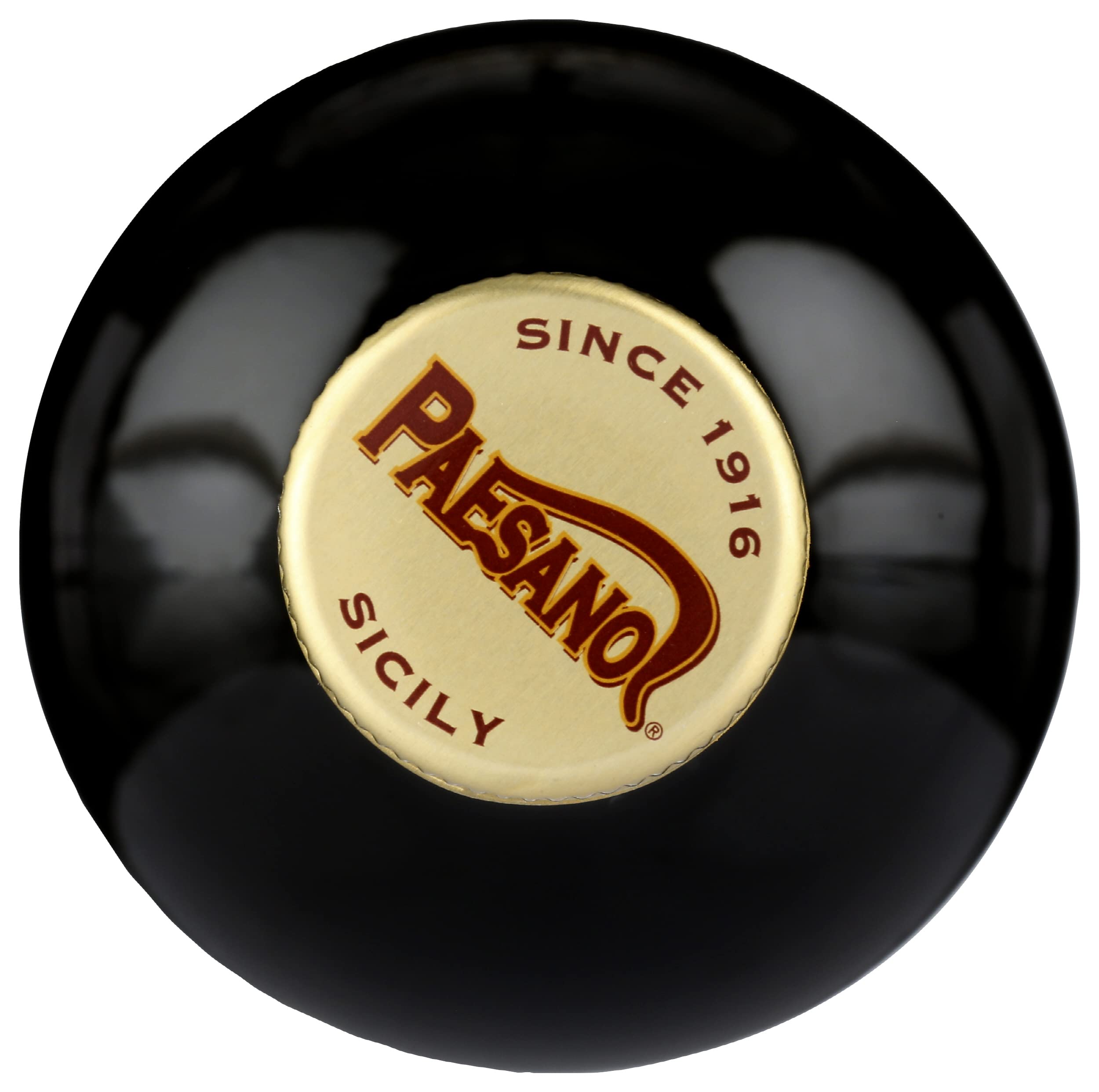 Close-up of Paesanol bottle showing premium packaging and color depth