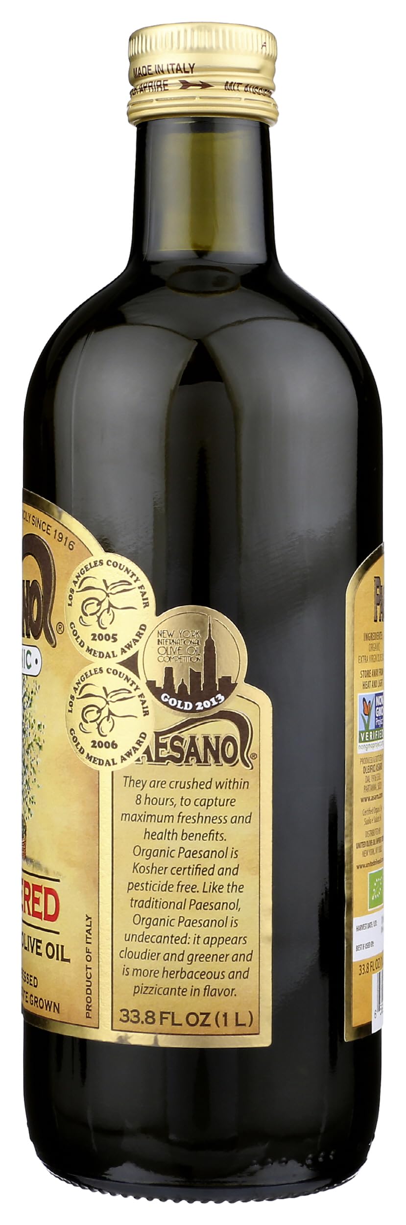 Paesanol oil drizzle on warm soup or pasta.