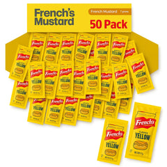 PailSail Classic Yellow Mustard 7g packet for on-the-go meals