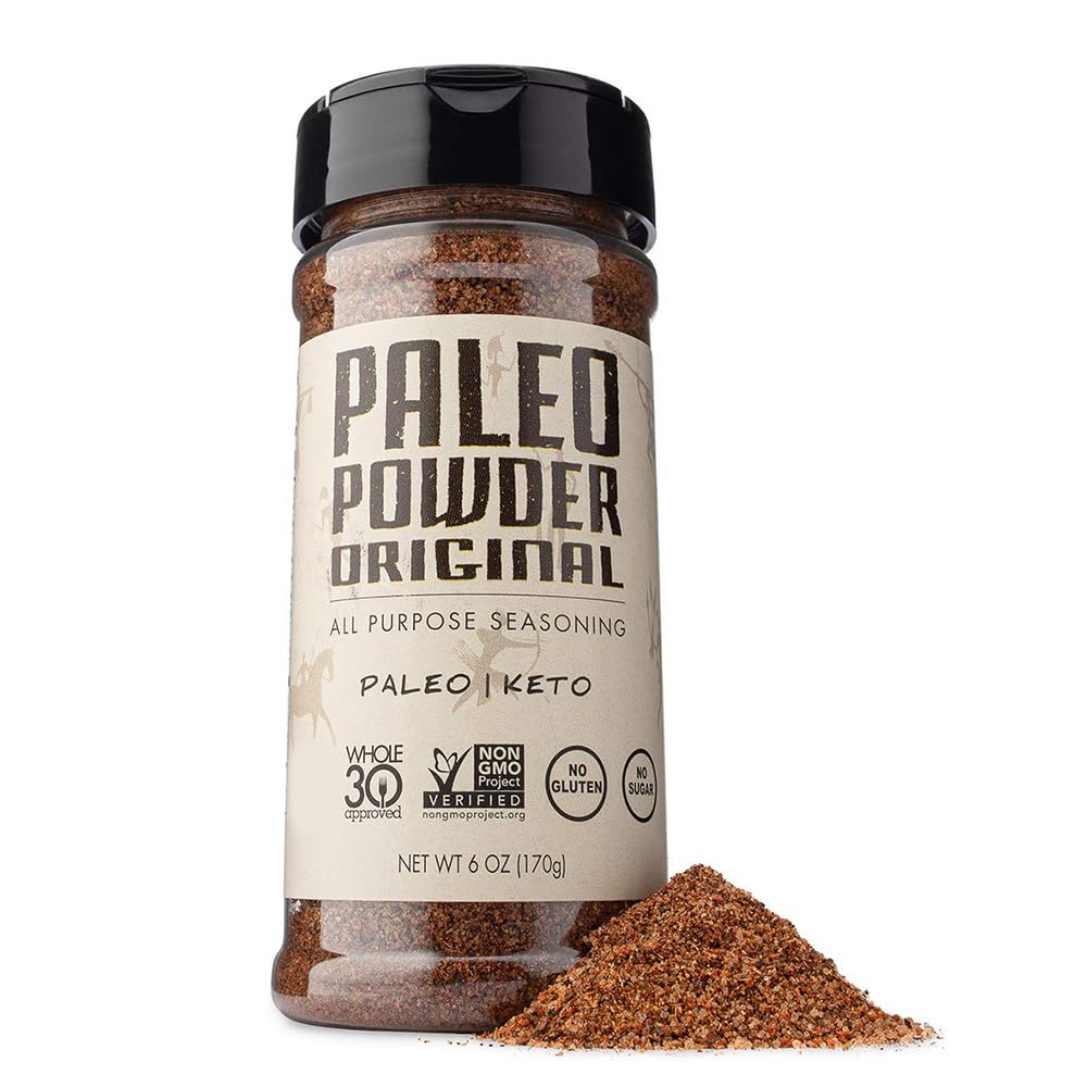 Paleo Powder All Purpose Seasoning bottle boosts weeknight flavor.