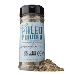 Paleo Powder Autoimmune Seasoning tin packshot showing gluten-free, all-purpose flavor