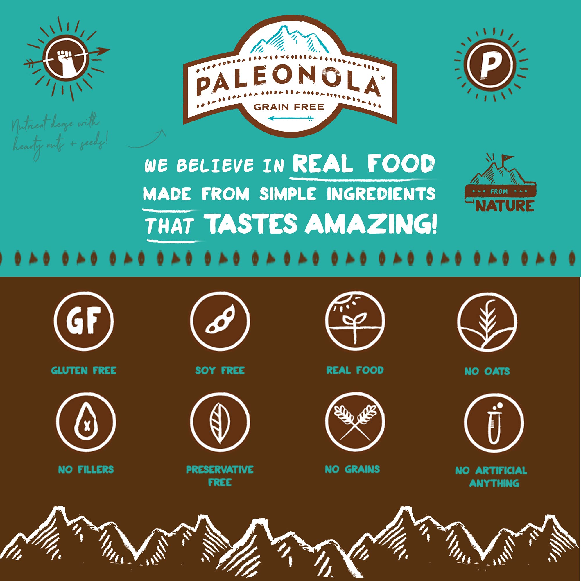 Paleonola Original Granola on the go in a small bowl for a healthy snack.