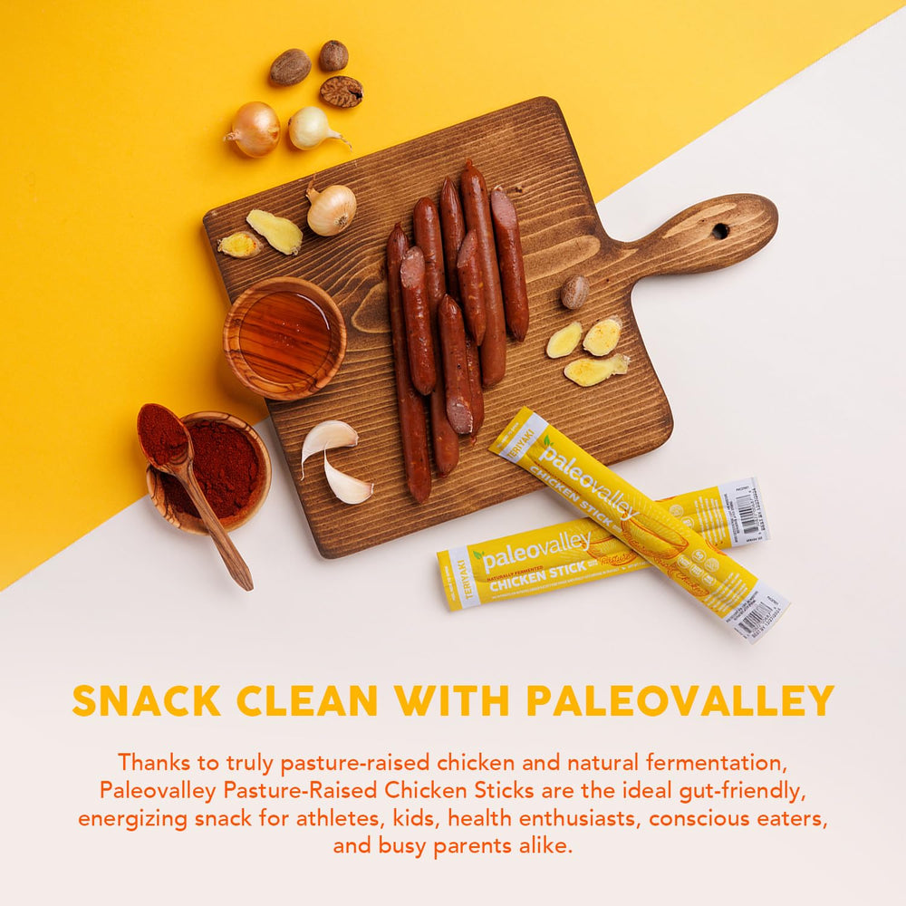 Paleovalley sticks ingredients label for clean nutrition
