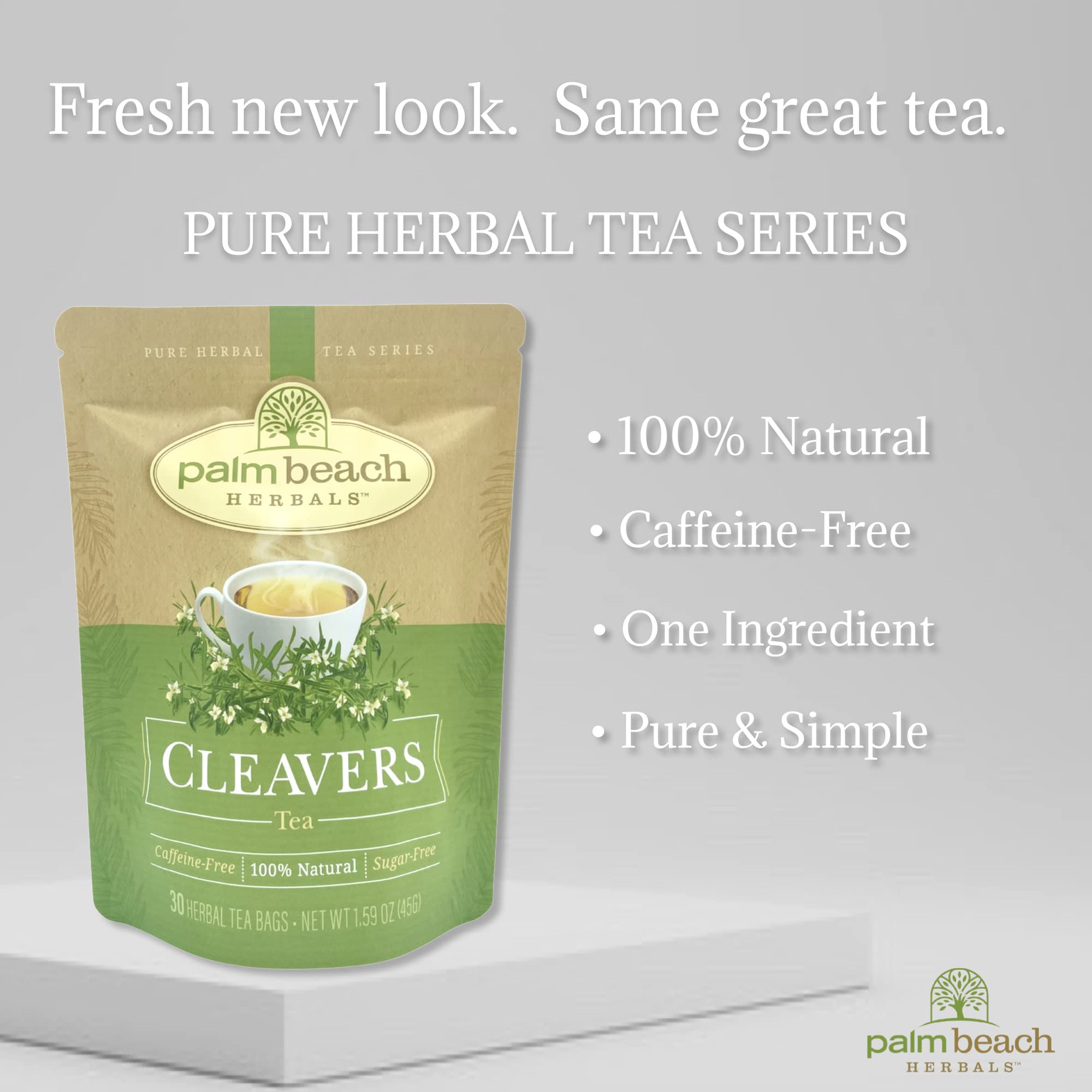 Palm Beach Cleavers Tea packaged in USA, a thoughtful wellness gift.