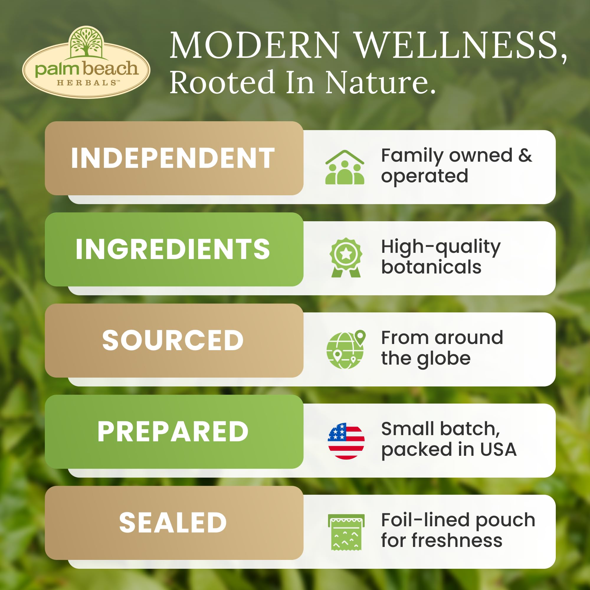 Palm Beach Medicinal Herbs mullein leaf tea served hot or iced for versatile pleasure