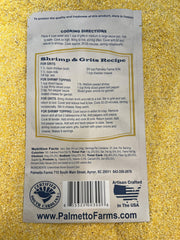 Palmetto Farms Yellow Grits creamy porridge ready for a cozy breakfast.