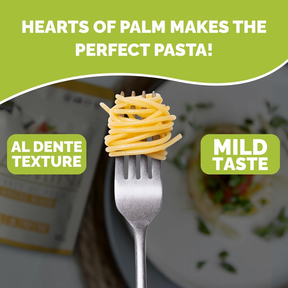 Palmini angel hair pasta with lemon zest and herbs for bright, fresh flavor