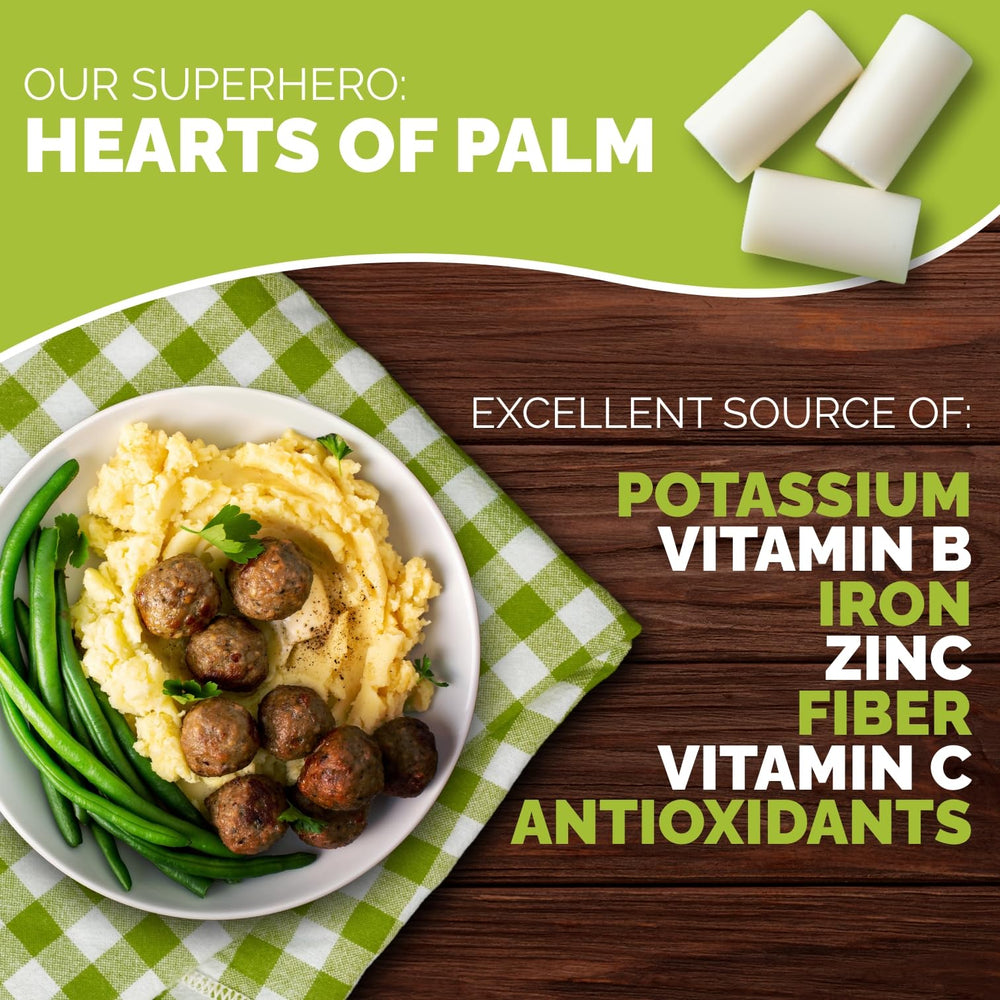 Palmini Mashed vegan option fits plant-based menus.