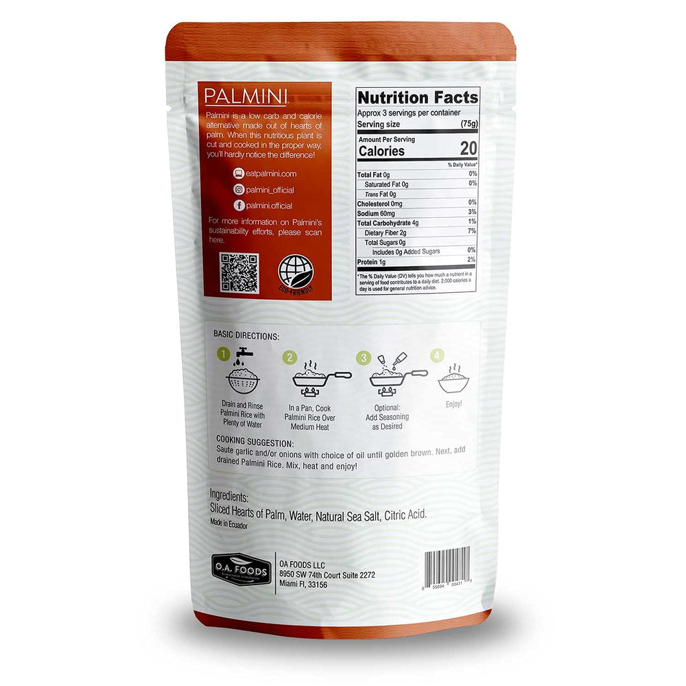 Palmini Rice keto-friendly recipe idea demonstrates replacing higher-carb rice with flavor.