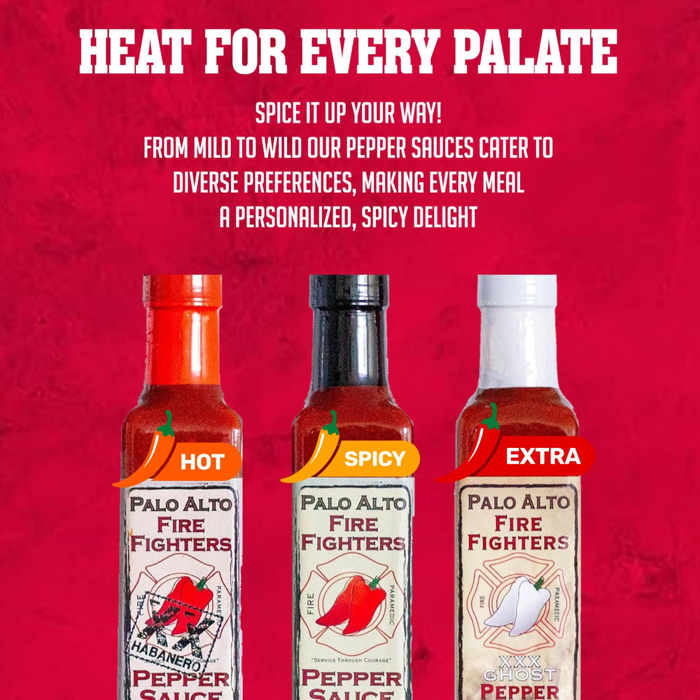 Palo Alto Firefighters Pepper Sauce glazed chicken on a plate