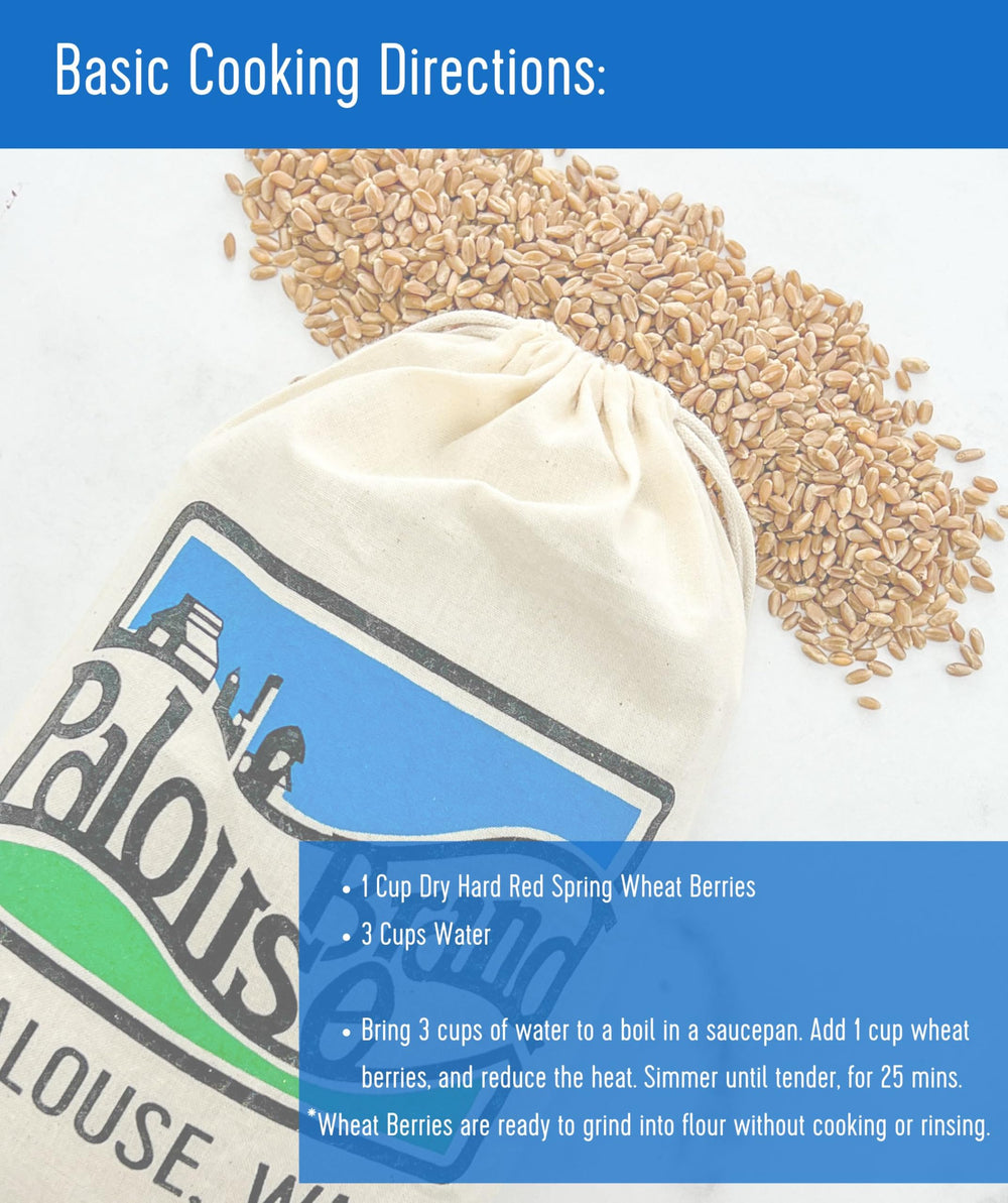 Palouse Brand Non-GMO Project Verified seal on packaging for trusted ingredients.