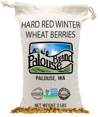 Palouse Brand wheat berries in a bag, fresh and pantry-ready for meals