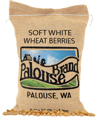 Palouse Brand wheat berries in packaging, ideal for pantry storage.