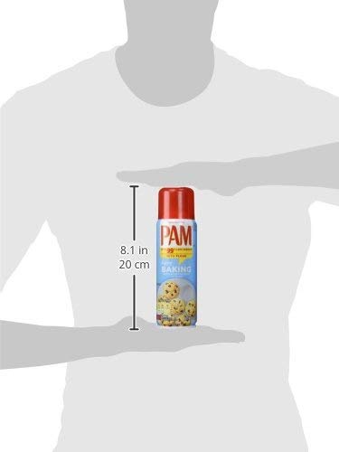 PAM No-Stick Spray helping cakes release cleanly from pans
