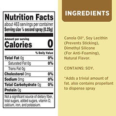 PAM butter flavor cooking spray highlights butter taste without extra butter.