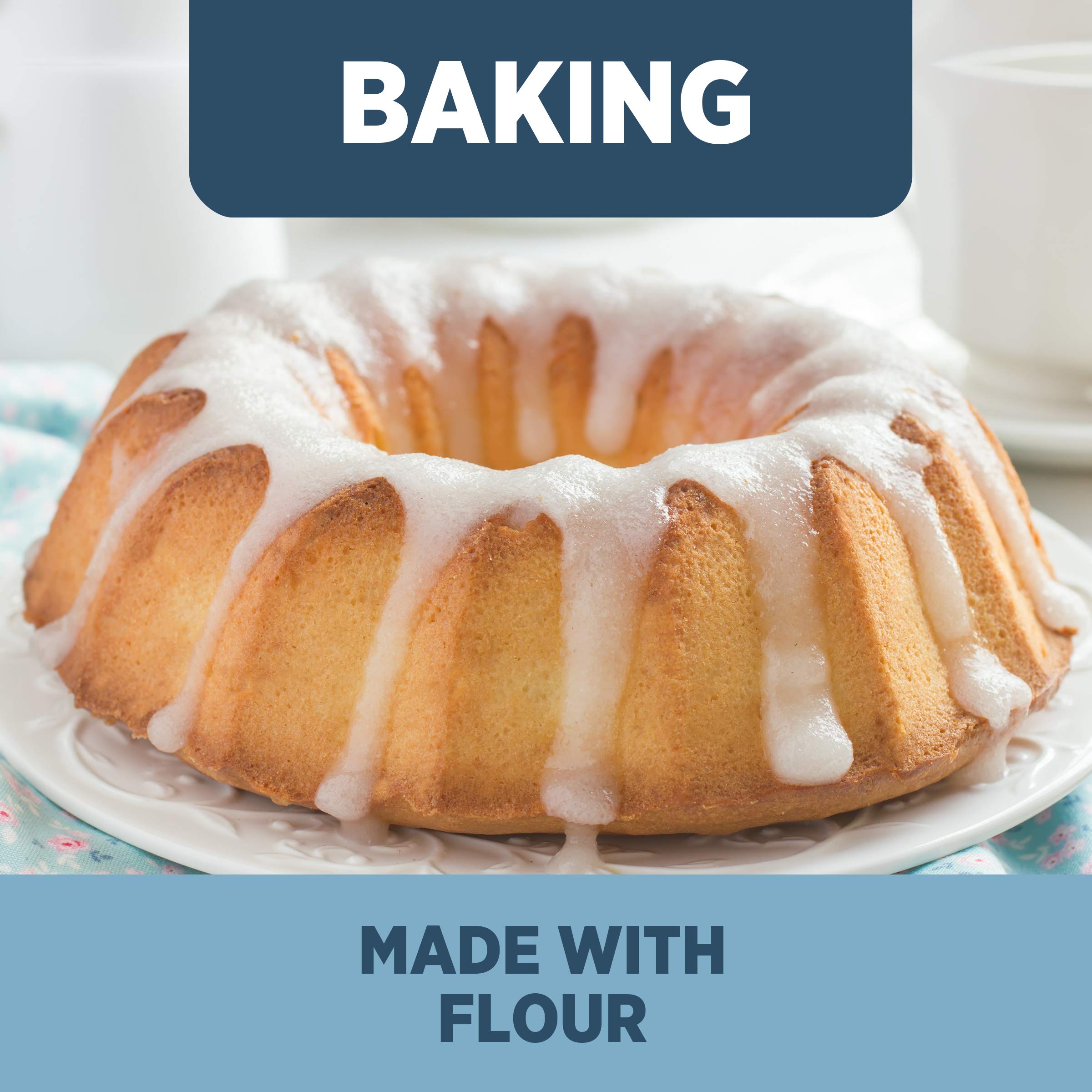 PAM non-stick spray makes post-bake cleanup easier.