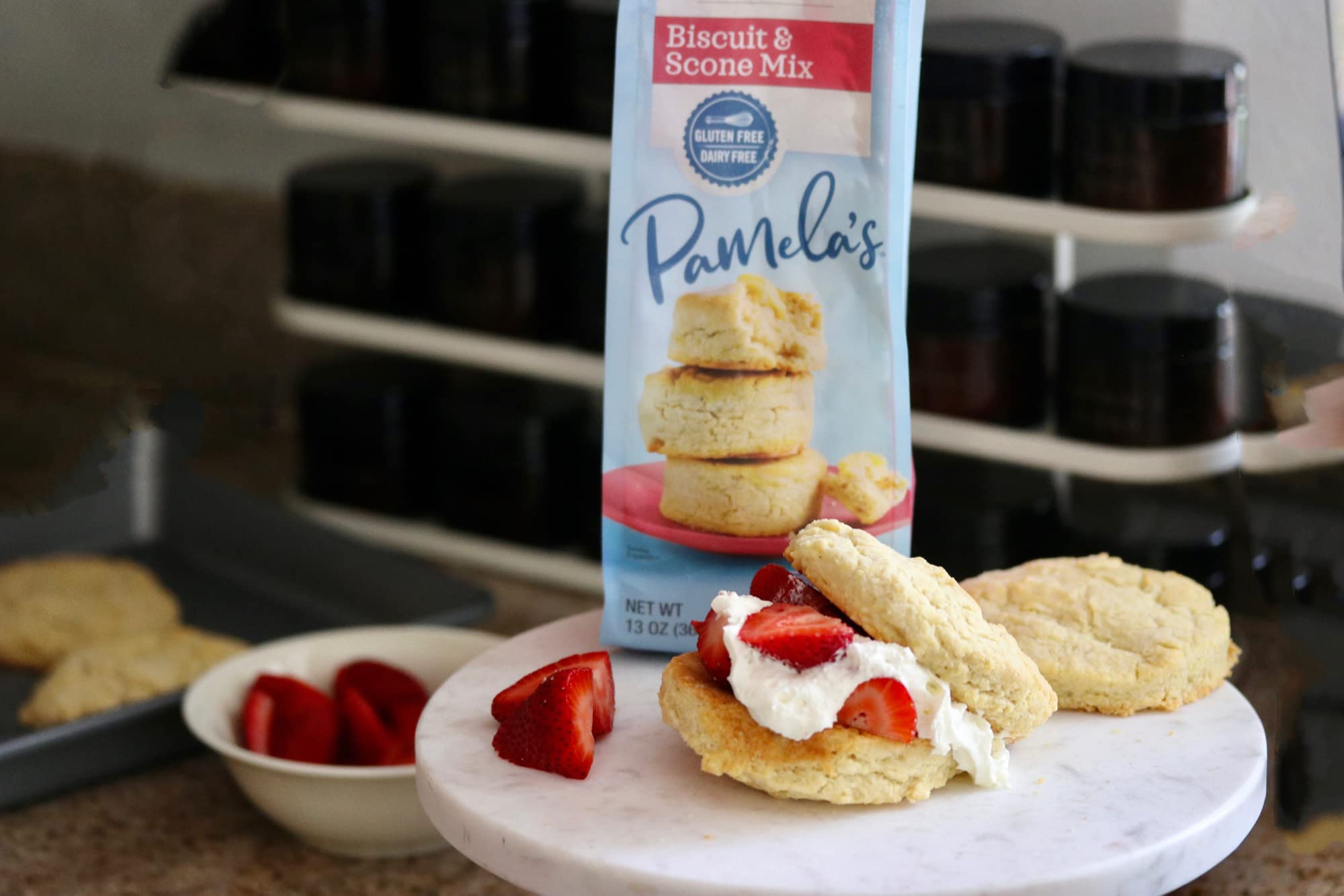 Pamela's dough texture shot showing smooth, easy mixing with this mix.