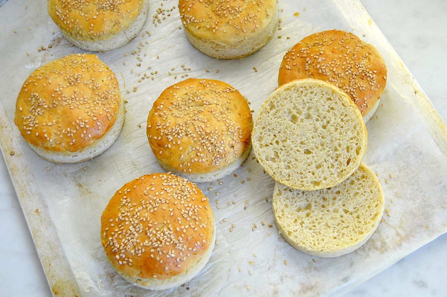 Soft crumb from Pamela's gluten-free mix makes everyday meals feel special