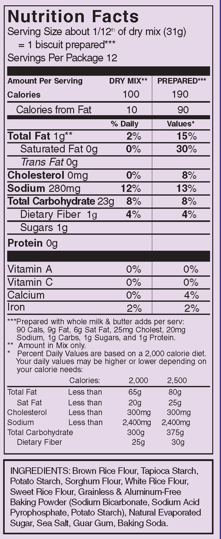 Pamela's gluten-free mix with dry ingredients ready to whisk into dough and bake.