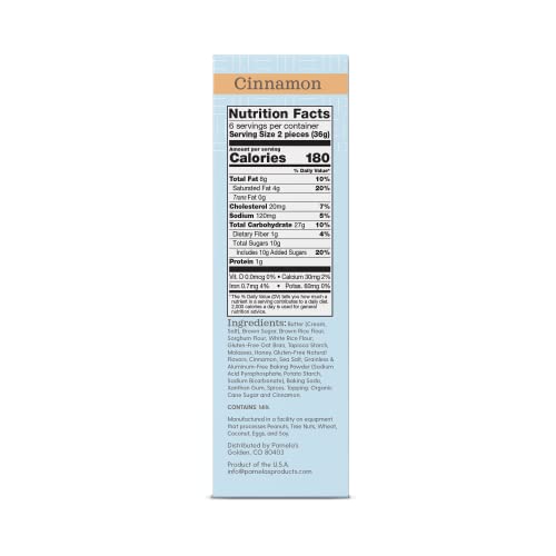 Pamela's gluten-free cinnamon graham crackers snack on the go for convenient treats