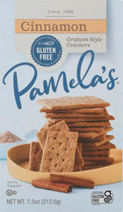 Pamela's gluten-free cinnamon graham crackers with milk invites dunking and daily snacking