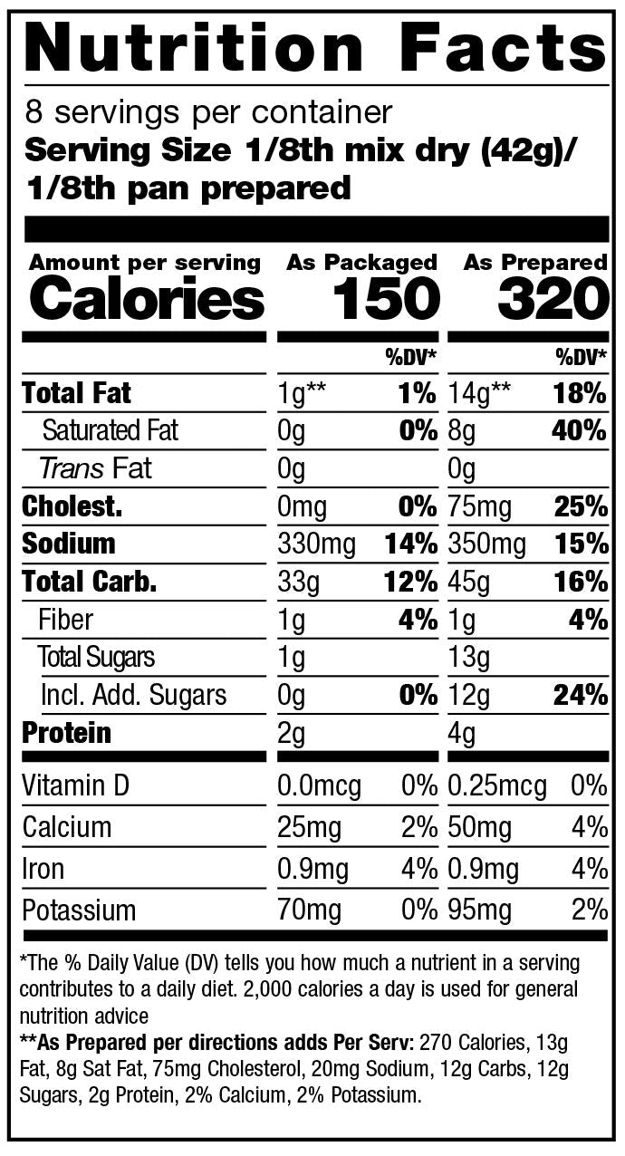 Pamela's organic corn dry mix bag for quick cornbread and muffins