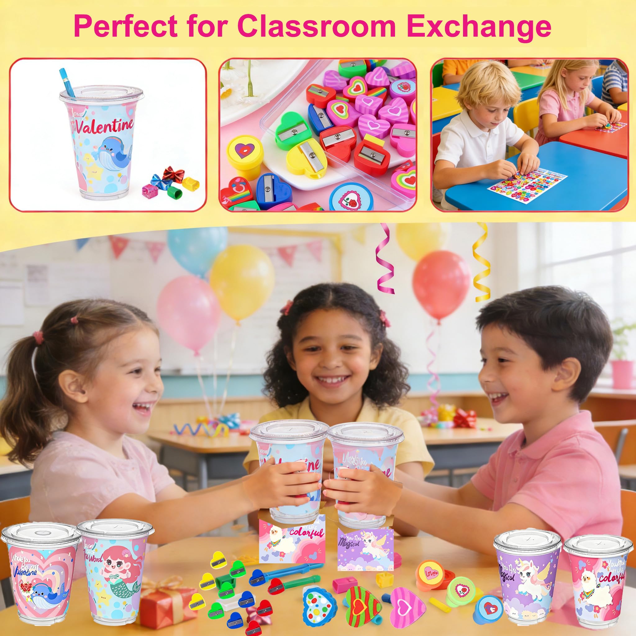 PAMMYAN pencil sharpeners in four colors for quick prep