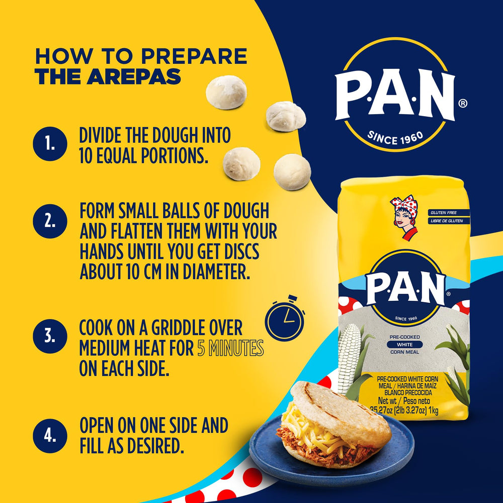 PAN dough resting step emphasizes a simple 3-minute pause.