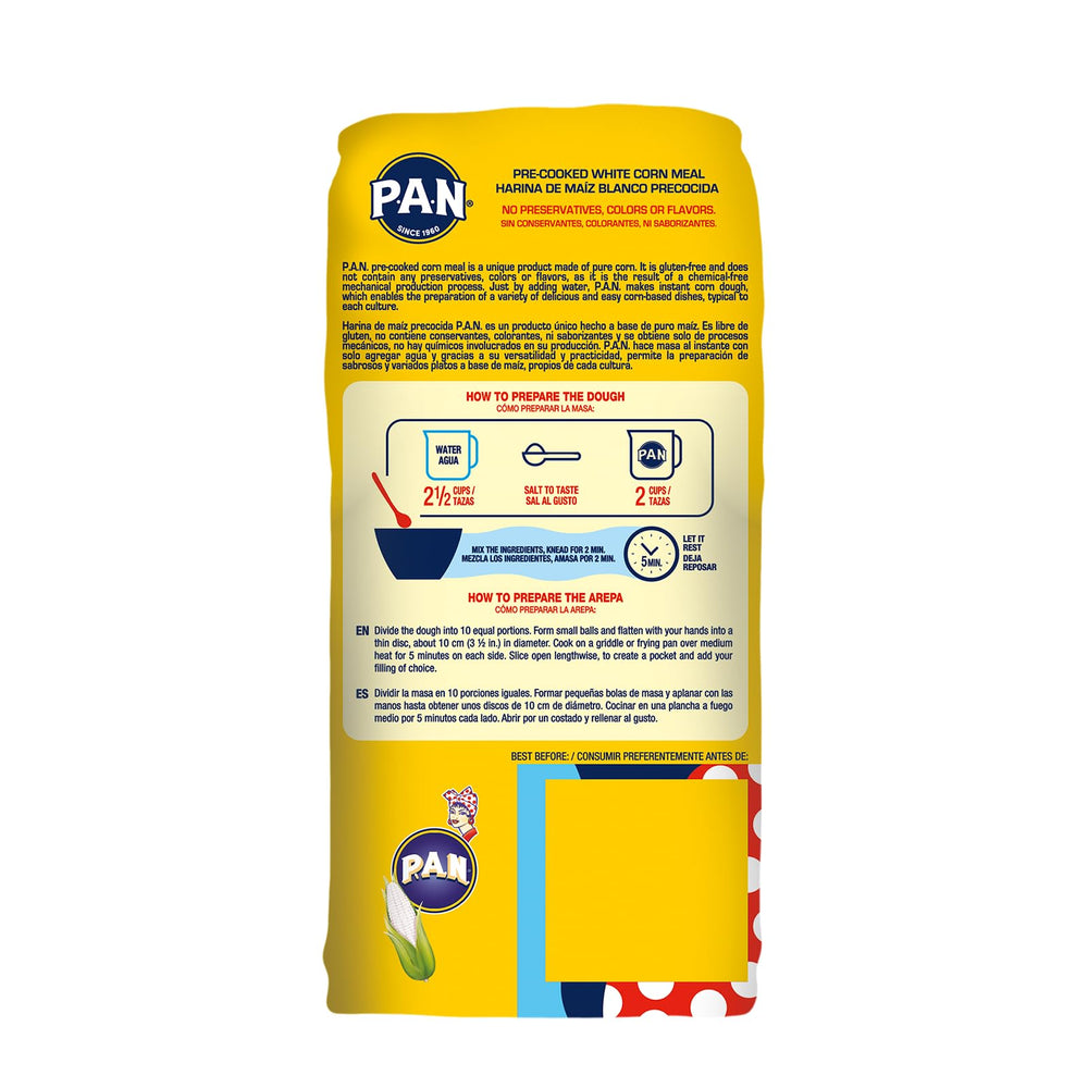 Hand kneading P.A.N. dough to form smooth corn dough