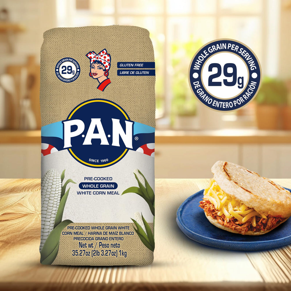 PAN corn meal ideas for arepas, tortillas, and polenta