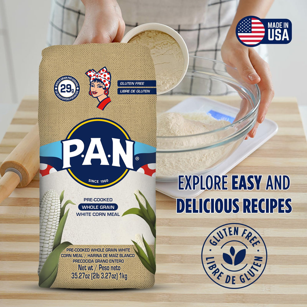 PAN Whole Grain dough ready in minutes for arepas