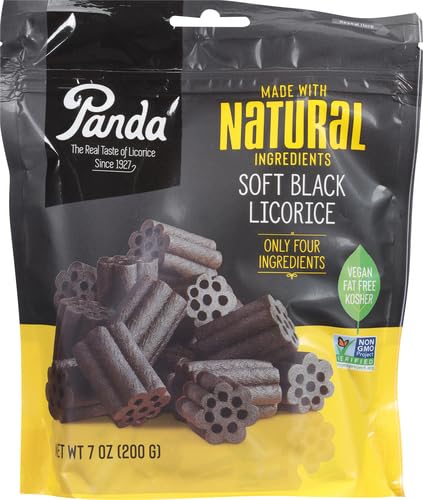 Soft twist bite of Panda Licorice Chew for a gentle chew.