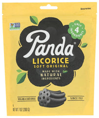 Panda Licorice Soft Licorice 7 oz pack shows chewy texture for easy snacking