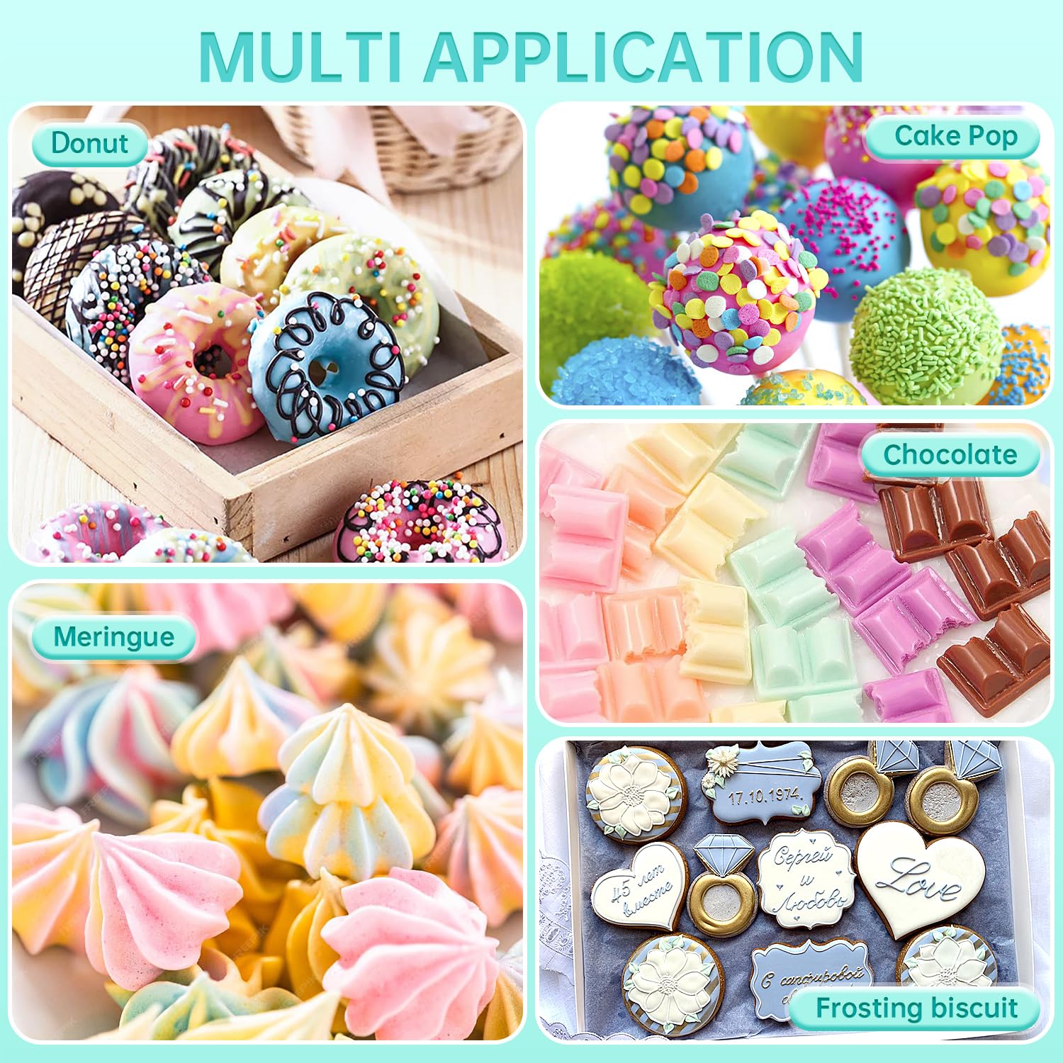 Pandalab buttercream coloring application for customized desserts