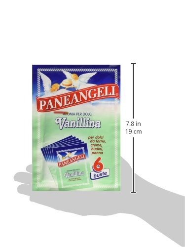 Paneangeli Vanillina finished dessert with a balanced vanilla note.