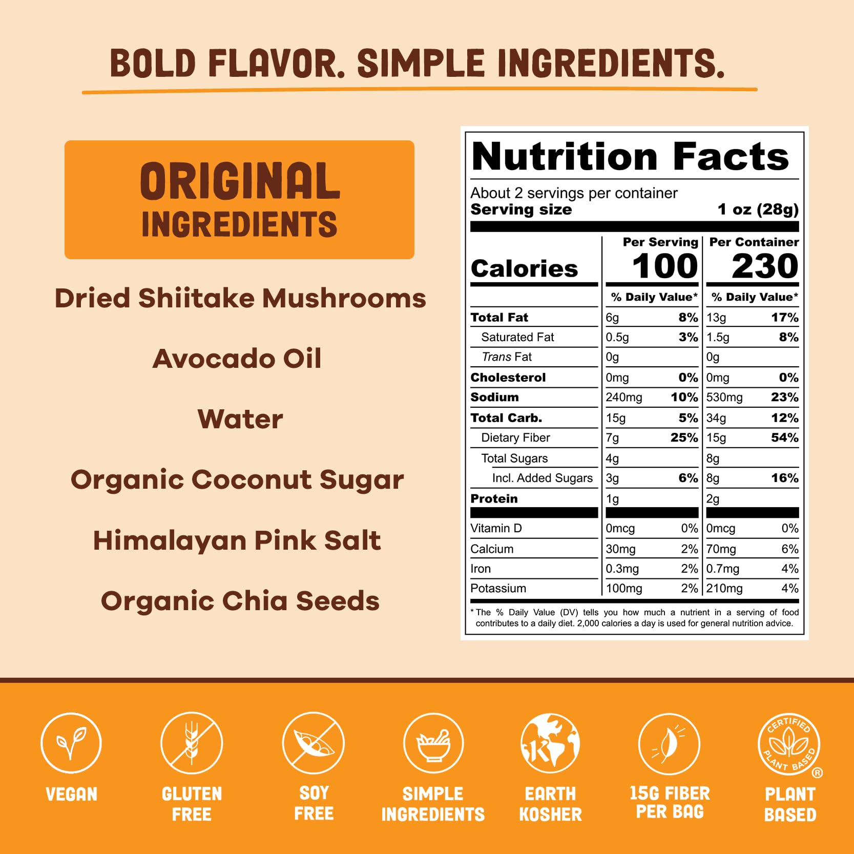 Pan's Mushroom Jerky shiitake close-up highlighting chewy texture